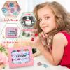 PASEMM 24pcs Little Girl Jewel Rings, Adjustable, No Duplication Kids Play Ring in Box,Pretend Play and Dress Up Rings for 4-12 Year Old Girl Birthday Christmas Gifts,3 4 5 6 7 8 9 10 11 12 Year Old view 3