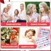 PASEMM 24pcs Little Girl Jewel Rings, Adjustable, No Duplication Kids Play Ring in Box,Pretend Play and Dress Up Rings for 4-12 Year Old Girl Birthday Christmas Gifts,3 4 5 6 7 8 9 10 11 12 Year Old view 4