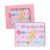 PASEMM 24pcs Little Girl Jewel Rings, Adjustable, No Duplication Kids Play Ring in Box,Pretend Play and Dress Up Rings for 4-12 Year Old Girl Birthday Christmas Holiday Gifts view 1