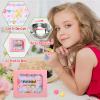 PASEMM 24pcs Little Girl Jewel Rings, Adjustable, No Duplication Kids Play Ring in Box,Pretend Play and Dress Up Rings for 4-12 Year Old Girl Birthday Christmas Holiday Gifts view 3