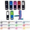 from the Library of Teacher Student School Self-Inking Portable Pocket Stamp 1-1/2" Ink Stamper - Black on Pink Case - Pink Ink view 1