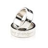 Defgeph Magic Magnetic Ring PK Ring for Professional Magician Stage Magic Tricks Props Accessory Gimmick Props (Engraved Silver,19mm) view 2
