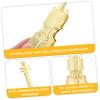 Amosfun 12pcs Christmas Tree Decorations Musical Instrument Model Violin Ornaments for Craft Projects Miniature Music Theme Decor for Holiday Parties and Dollhouses view 4