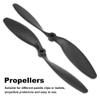 Quadcopter Propeller Blades, 10pcs/Set 8060 Propellers Blades Plastic Propellers RC Vehicle Accessories for RC Airplane Quadcopter Black view 3