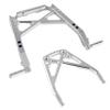 CNC Aluminum U Front & Center Bumper Support Brace Mount for 1/5 RC Car HPI Baja 5B 5T SS 5SC Upgrade Part (Silver) view 1