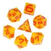 HDdais Cheese Dice Set, Yellow Resin Polyhedral DND Dice Set for D&D Role Playing Game and Other Tabletop Games view 1