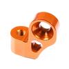 CNC Aluminum Metal Clutch Fixed Mount for 1/5 RC Car HPI rv Baja 5b 5t 5sc SS Engine Upgrade Part (Orange) view 1
