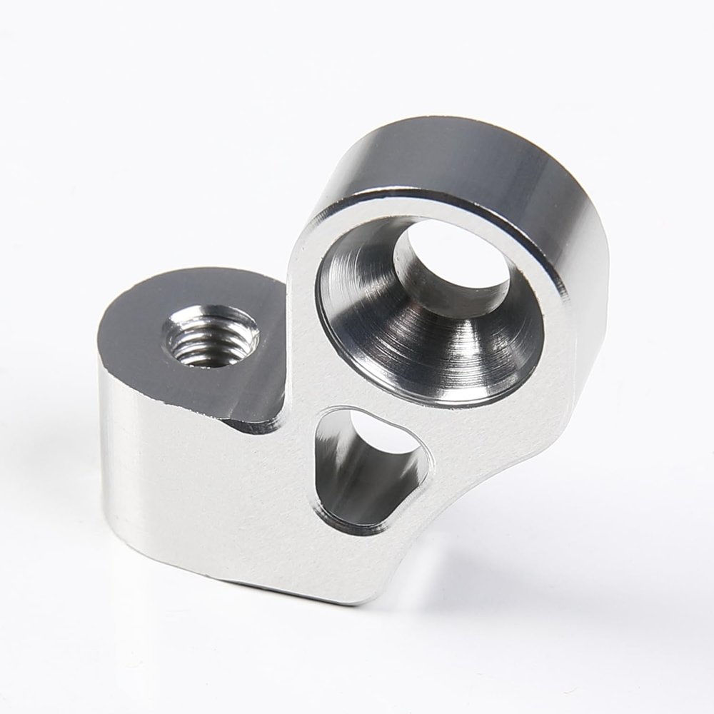 CNC Aluminum Metal Clutch Fixed Mount for 1/5 RC Car HPI rv Baja 5b 5t 5sc SS Engine Upgrade Part (Silver)