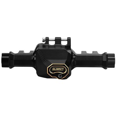 GLOBACT Heavy Duty Brass Rear Axle Housing 340g Counterweight for 1/10 TRX4 RC Crawler Car Upgrade Accessories (Black)