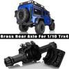 GLOBACT Heavy Duty Brass Rear Axle Housing 340g Counterweight for 1/10 TRX4 RC Crawler Car Upgrade Accessories (Black) view 2