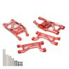 RCAWD 4x Front Rear Suspension Arms For Traxxas Max 89086-4 89076-4 A-Arms Hopups Upgrade Parts 8999(Red) view 1