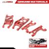 RCAWD 4x Front Rear Suspension Arms For Traxxas Max 89086-4 89076-4 A-Arms Hopups Upgrade Parts 8999(Red) view 2