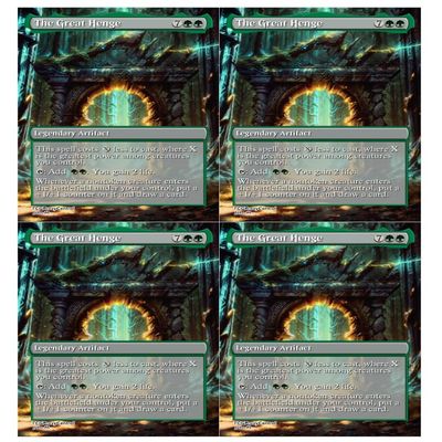 4x | The Great Henge | Anime | Full Art | Foil or Non-Foil (Non Foil)