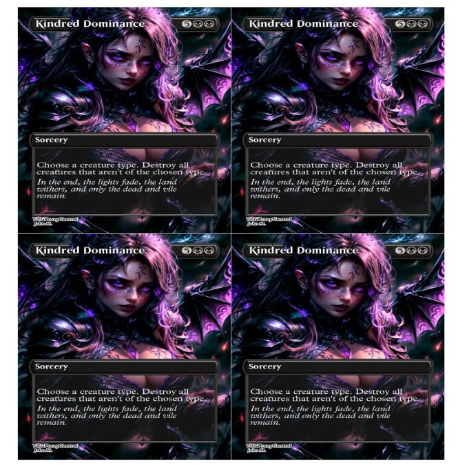 4x | Kindred Dominance | Anime | Full Art | Foil or Non-Foil (Non Foil)