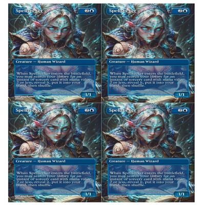 4x | Spellseeker | Anime | Full Art | Foil or Non-Foil (Non Foil)