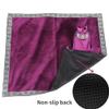 YYKSYDPT Tarot Tablecloth Tarot Tablecloth and Bag Set Square Divination with Bag Tarot Cloths (Black2) view 2