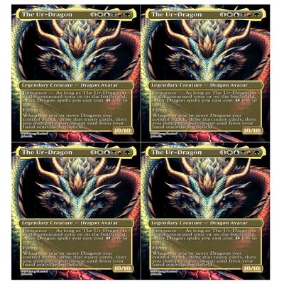 4x | The Ur-Dragon | Anime | Full Art | Foil or Non-Foil (Non Foil)