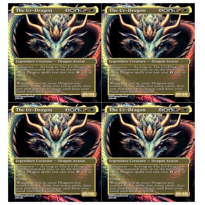 4x | The Ur-Dragon | Anime | Full Art | Foil or Non-Foil (Non Foil)
