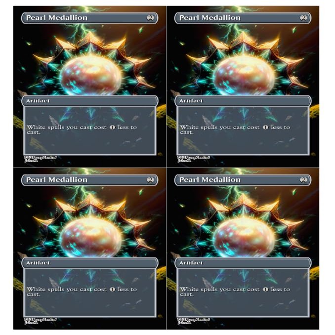 4x | Pearl Medallion | Anime | Full Art | Foil or Non-Foil (Foil)