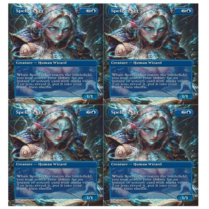 4x | Spellseeker | Anime | Full Art | Foil or Non-Foil (Foil)