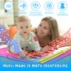 2-in-1 Musical Mat Toys for 1 2 3 4 5 Year Old, Piano Keyboard & Drum Set with 2 Drum Sticks, Early Educational Musical Learning Toys Birthday for 1 2 3 4 5 Year Old Girls & Boys, Pink view 3
