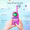Inspireyes Walkie Talkies for Kids Rechargeable,Toys for Boys and Girls Ages 3-12, 4 Pack Long Range 2-Way Radios, Birthday Gifts,Christmas Stockings, Outdoor Play, Family Games, Hiking Camping Gear view 2