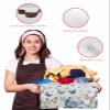 Blue Butter-fly Large Storage Baskets Bins Country Aesthetics Gradient Brown Art Collapsible Storage Box Laundry Organizer for Closet Shelf Nursery Kids Bedroom 15x11x9.5 1 Pack view 4