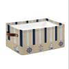 Ocean Large Storage Baskets Bins Anchor Sailboat Navy Blue Beige Summer Beach Collapsible Storage Box Laundry Organizer for Closet Shelf Nursery Kids Bedroom 15x11x9.5 1 Pack view 1