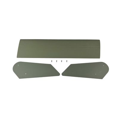 600 Size EC-665 Tiger Fuselage Replacement Roban RC Helicopter Spare Parts Nose Cover/Window/Landing Gear/Wings/Tail/Seats (Flat Vertical Tail)