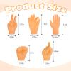 30 pcs Tiny Hands Finger Puppets, Mini Hands Little Small Hands mini Thing Gag Performance Funny Fingers for Puppet Show Gifts Classroom Prizes Party Favors for Kids (7 Styles) view 2