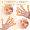 30 pcs Tiny Hands Finger Puppets, Mini Hands Little Small Hands mini Thing Gag Performance Funny Fingers for Puppet Show Gifts Classroom Prizes Party Favors for Kids (7 Styles) view 3