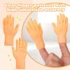 30 pcs Tiny Hands Finger Puppets, Mini Hands Little Small Hands mini Thing Gag Performance Funny Fingers for Puppet Show Gifts Classroom Prizes Party Favors for Kids (7 Styles) view 4
