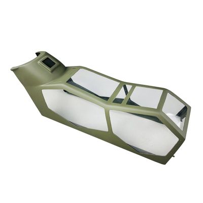 600 Size EC-665 Tiger Fuselage Replacement Roban RC Helicopter Spare Parts Nose Cover/Window/Landing Gear/Wings/Tail/Seats (Nose Cover)