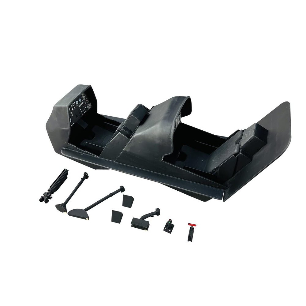 600 Size EC-665 Tiger Fuselage Replacement Roban RC Helicopter Spare Parts Nose Cover/Window/Landing Gear/Wings/Tail/Seats (Seats)