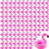 200 Pack Inflatable Flamingo Drink Holder Pink Flamingo Drink Floats Flamingo Floating Drink Holder Cup Coasters for Hot Tub Summer Beach Swim Pool Party view 1