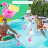 200 Pack Inflatable Flamingo Drink Holder Pink Flamingo Drink Floats Flamingo Floating Drink Holder Cup Coasters for Hot Tub Summer Beach Swim Pool Party view 3