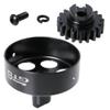 GTBRacing Metal Clutch Bell Cup with 19T Steel Gear Set for 1/5 RC Car LOSI 5IVE T 5T Upgrade Part view 2