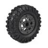 2.2 beadlock Wheels 4PCS Carbon Fiber Wheel Rims for 1/10 RC Crawler Cheater Rigs Capra SCX10 Pro TF2 Element Enduro TRX4 Upgrades accessories (Carbon Fiber 2.2 beadlock Wheels D) view 3