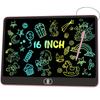 16 Inch LCD Writing Tablet for Kids [Upgraded], Electight Colorful Doodle Board, Eye Protection Drawing Tablet with High Brightness, Birthday Gift & Trip Toy for 3-8 Years Old Boys and Girls (Pink) view 1