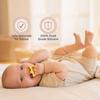 NatureBond Baby Pacifier Soother Silicone Binky Newborn Teether Pacifiers 2 in 1, Curved for Comfort | Hygiene Cover (Above 6 Months, Cotton Candy Pink and Macaron Lavender) view 3