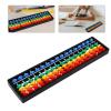 Alipis Arithmetic Abacus Math Counting Toy 17 Digits Rods with Colorful Beads, Chinese Abacus Mathematics Learning Aid Tool view 3