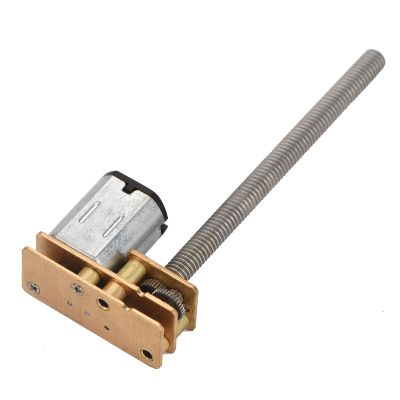 1024GA20 DC 6V/12V Thread DC Gear Motor,Reduction Motor N20 Motor Flip N20 Speed Reduction Motor Electric Gear Motor M4 X 55mm Shaft (6V 200RPM)
