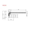 1024GA20 DC 6V/12V Thread DC Gear Motor,Reduction Motor N20 Motor Flip N20 Speed Reduction Motor Electric Gear Motor M4 X 55mm Shaft (6V 200RPM) view 4