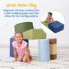 ECR4Kids SoftZone Crawl and Climb Playtime Playset, Building Blocks, Earthtone, 6-Piece view 3