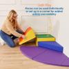 ECR4Kids SoftZone Adventurer's Summit Slide, Corner Climber, Assorted, 4-Piece view 4