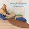 ECR4Kids SoftZone Adventurer's Summit Slide, Corner Climber, Earthtone, 4-Piece view 4