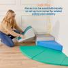 ECR4Kids SoftZone Adventurer's Summit Slide, Corner Climber, Contemporary, 4-Piece view 4