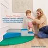 ECR4Kids SoftZone Junior Adventurer's Summit Step, Corner Climber, Contemporary, 4-Piece view 3