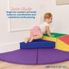 ECR4Kids SoftZone Junior Adventurer's Summit Ramp, Corner Climber, Assorted, 4-Piece view 3