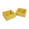 ECR4Kids SoftZone Play Patch Toy Bins, Beginner Playset, Yellow, 2-Pack view 1